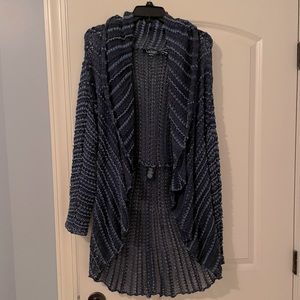 Ralph Lauren Cozy Knit Wrap - Shades of Blue